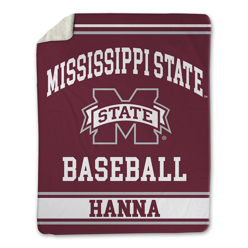 Mississippi State - NCAA Baseball : Michael Hanna - Blanket-0