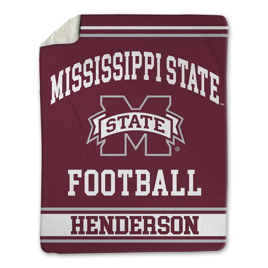 Mississippi State - NCAA Football : Keymian Henderson - Blanket-0