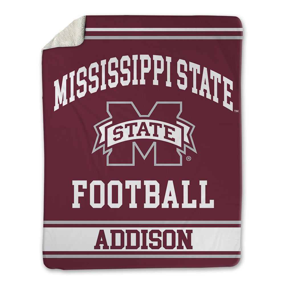 Mississippi State - NCAA Football : Chris Addison - Blanket-0