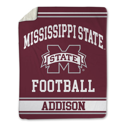 Mississippi State - NCAA Football : Chris Addison - Blanket-0