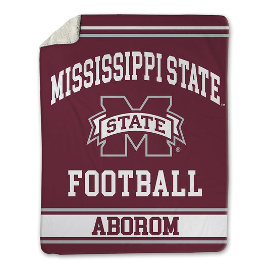 Mississippi State - NCAA Football : Jaylen Aborom - Blanket-0