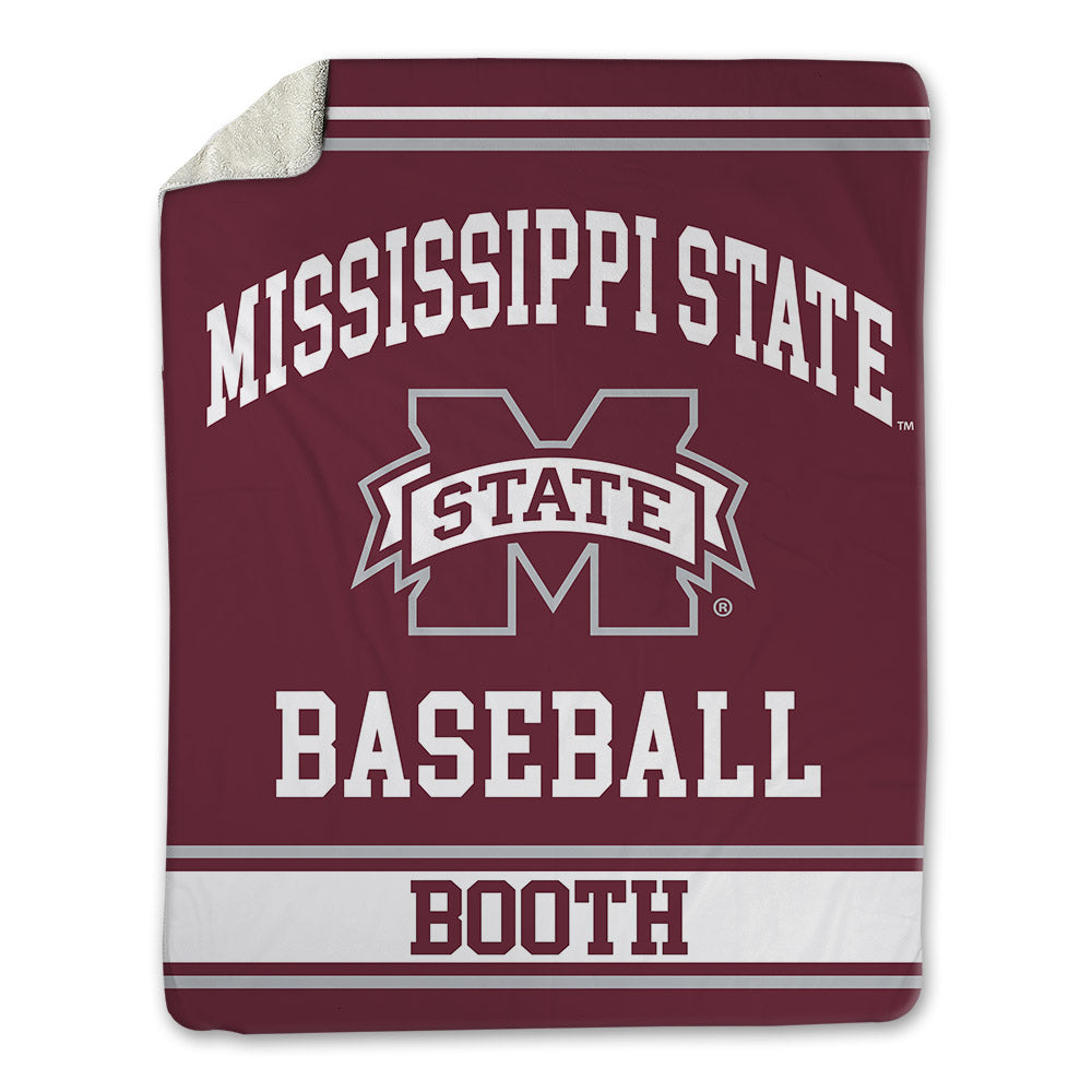 Mississippi State - NCAA Baseball : Braden Booth - Blanket-0