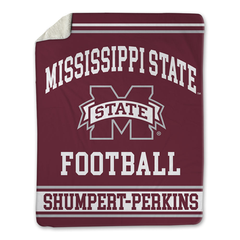 Mississippi State - NCAA Football : Jakheem Shumpert-Perkins - Blanket-0