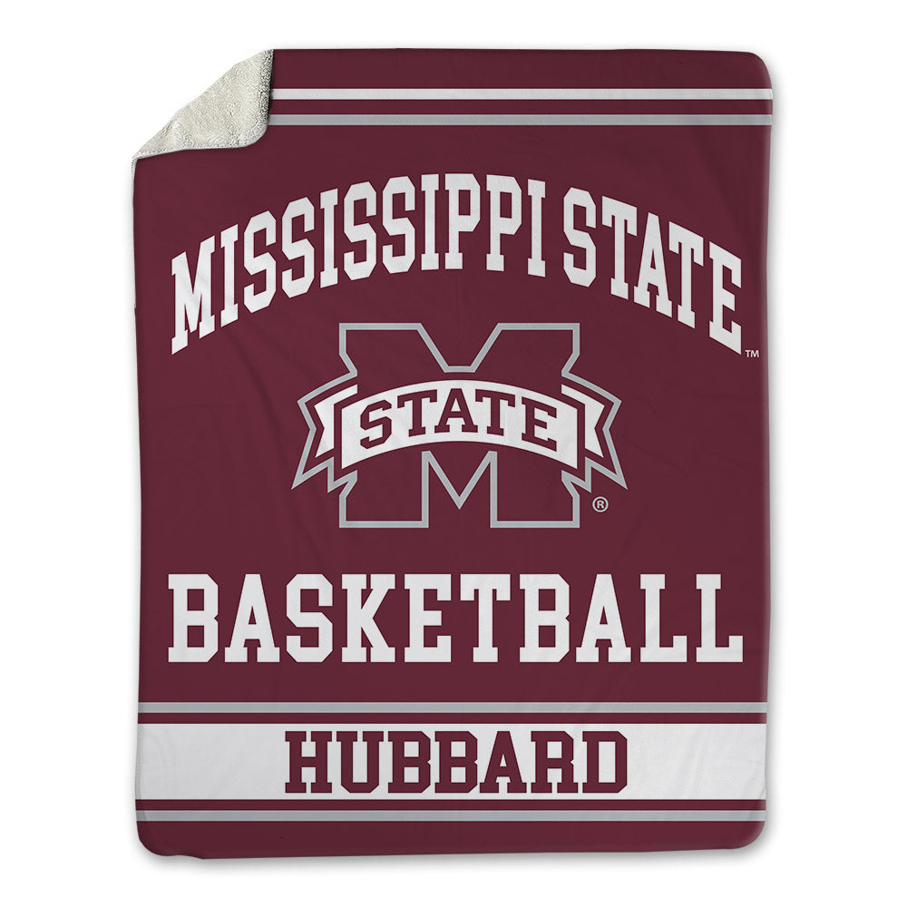 Mississippi State - NCAA Men's Basketball : Josh Hubbard - Blanket-0