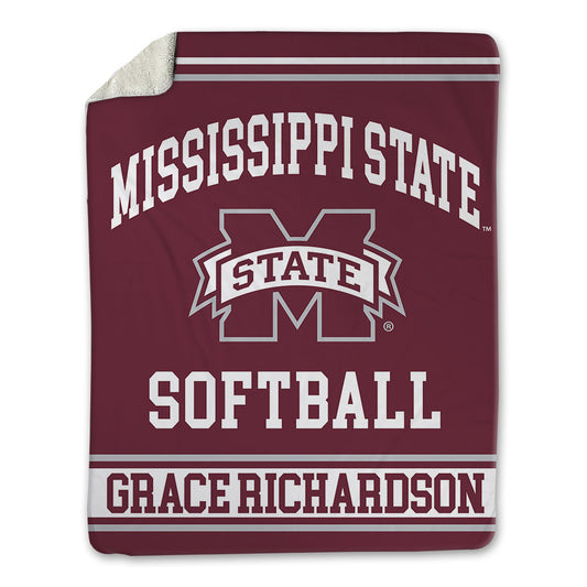Mississippi State - NCAA Softball : Abby Grace Richardson - Blanket-0