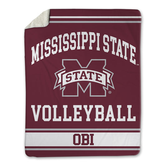 Mississippi State - NCAA Women's Volleyball : Noella Obi - Blanket-0