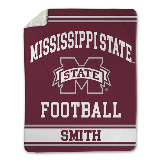 Mississippi State - NCAA Football : jalen smith - Blanket-0