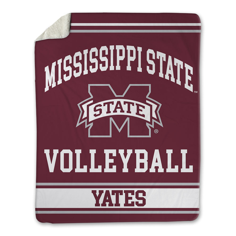 Mississippi State - NCAA Women's Volleyball : mckenna yates - Blanket-0