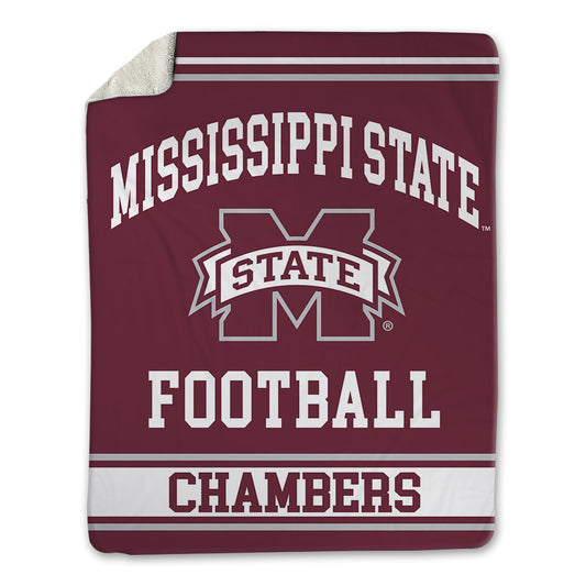 Mississippi State - NCAA Football : Hayden Chambers - Blanket-0