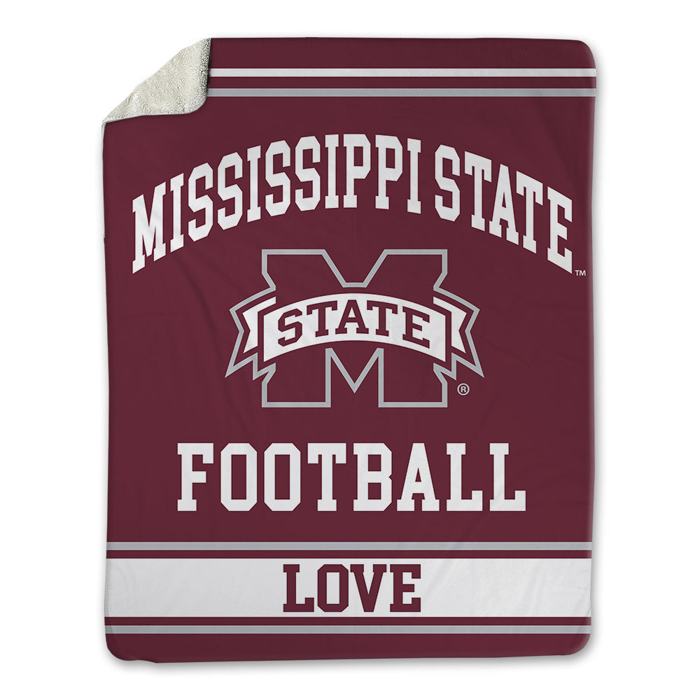 Mississippi State - NCAA Football : Terrance Love - Blanket-0