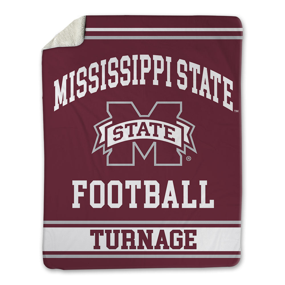 Mississippi State - NCAA Football : Breyden Turnage - Blanket-0