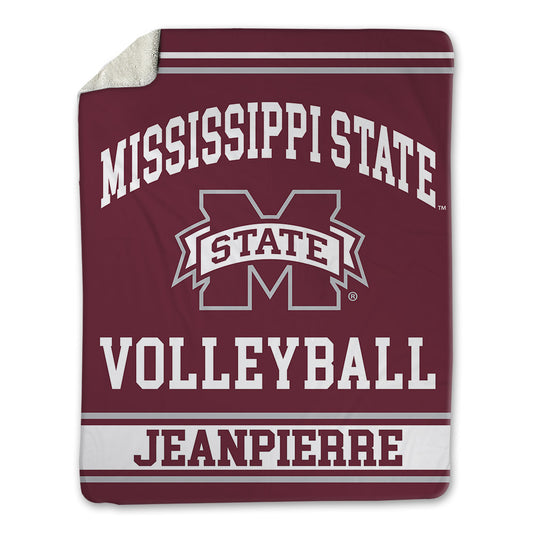 Mississippi State - NCAA Women's Volleyball : Adriana Jeanpierre - Blanket-0