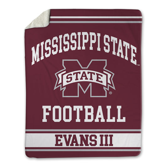 Mississippi State - NCAA Football : Anthony Evans III - Blanket-0