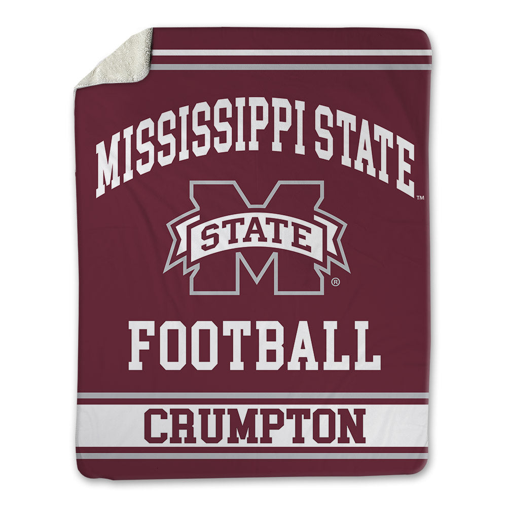 Mississippi State - NCAA Football : Zion Crumpton - Blanket-0