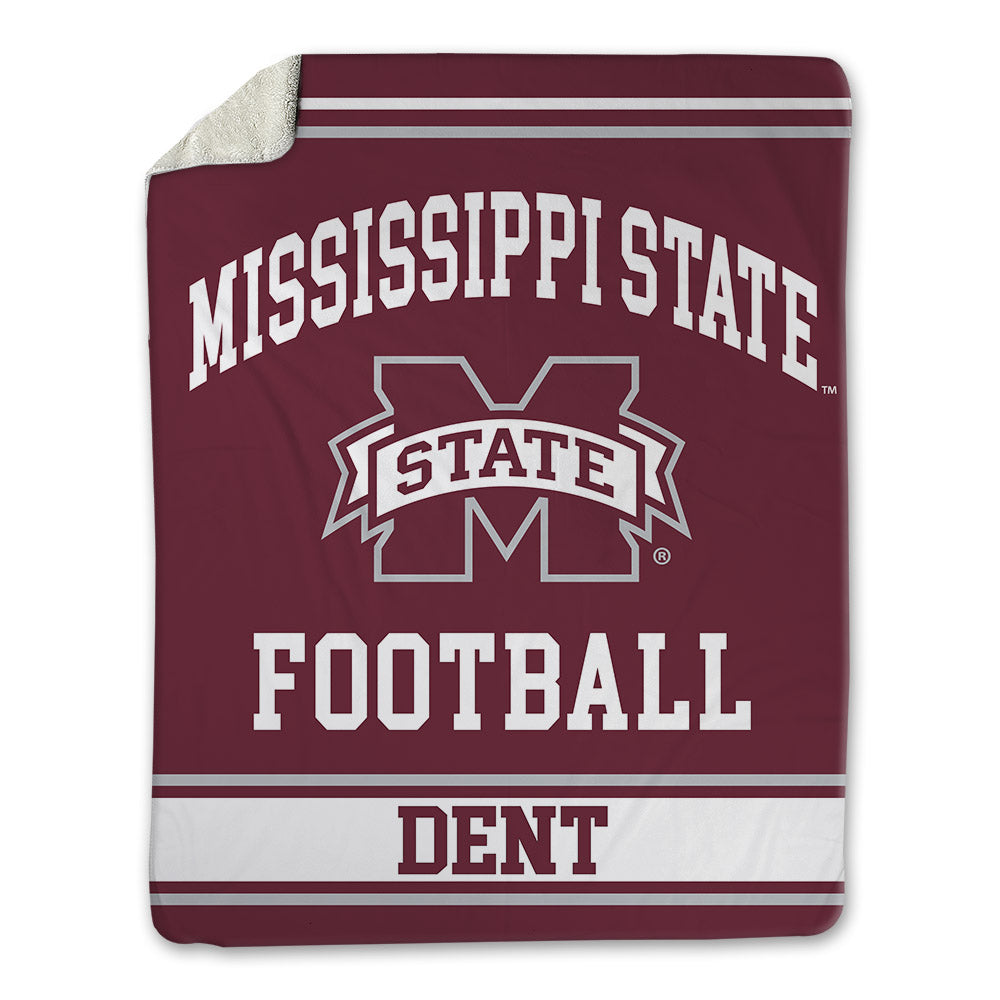 Mississippi State - NCAA Football : Isaiah Dent - Blanket-0