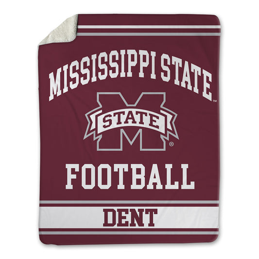 Mississippi State - NCAA Football : Isaiah Dent - Blanket-0