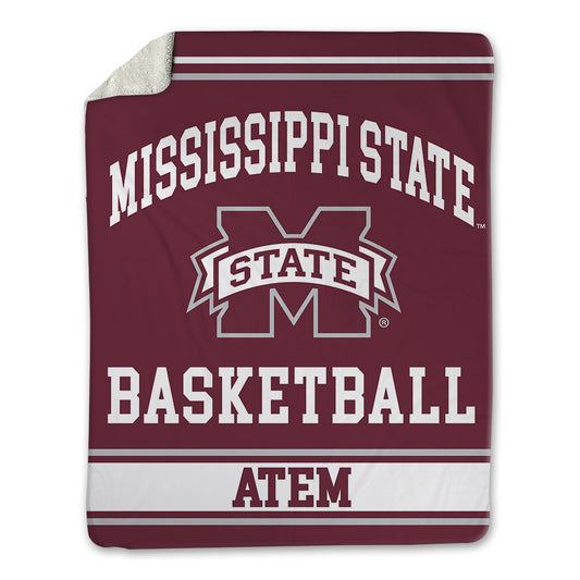 Mississippi State - NCAA Men's Basketball : Gai Atem - Blanket-0
