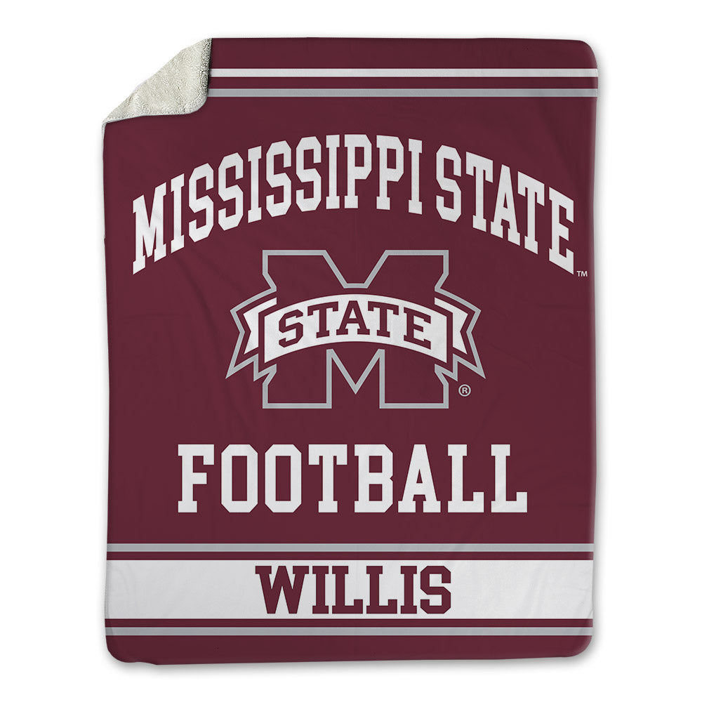 Mississippi State - NCAA Football : Tyshun Willis - Blanket-0