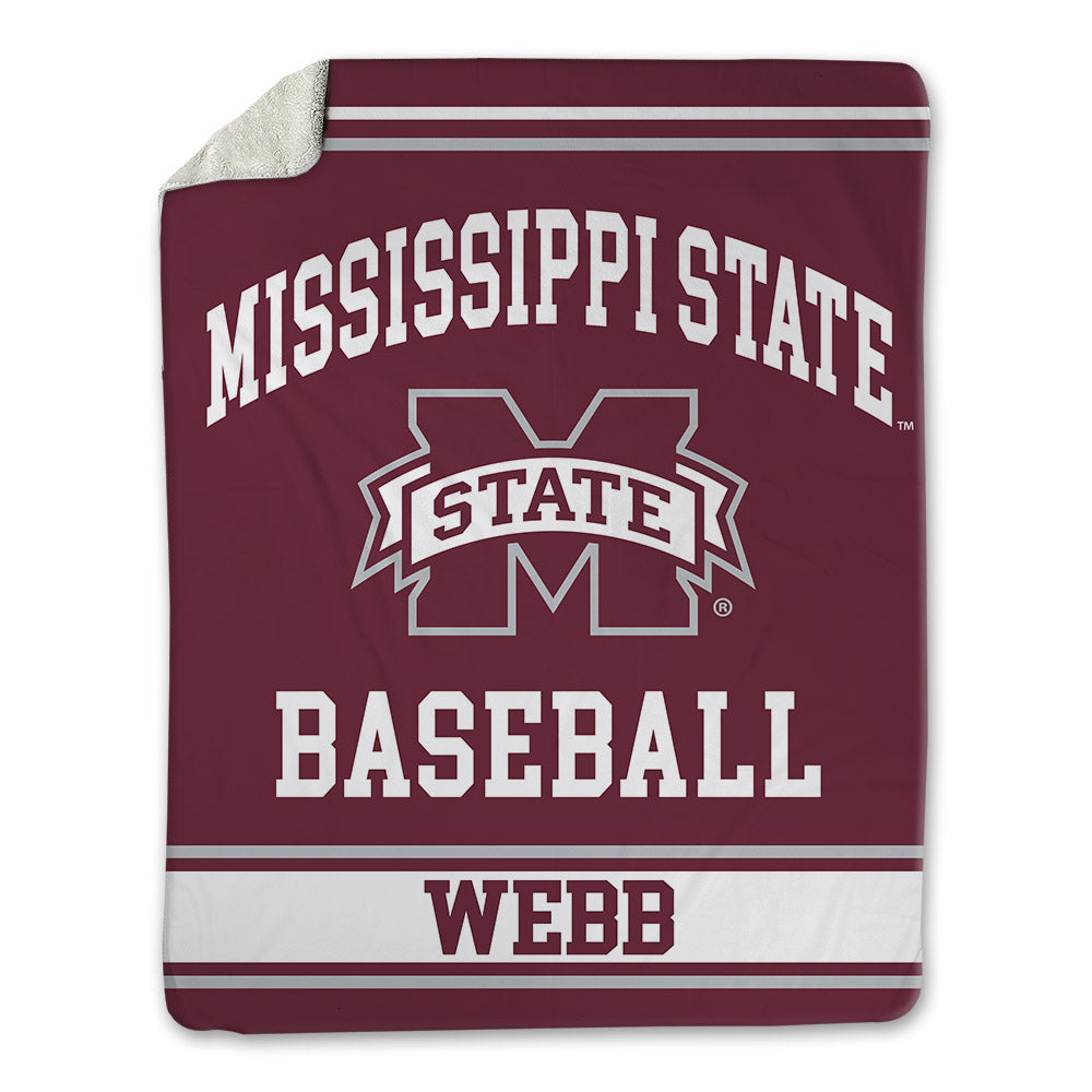 Mississippi State - NCAA Baseball : Maddox Webb - Blanket-0