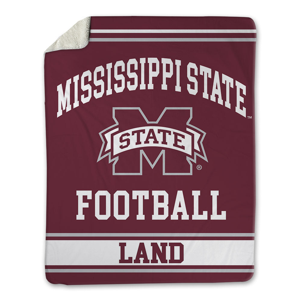 Mississippi State - NCAA Football : Adam Land - Blanket-0