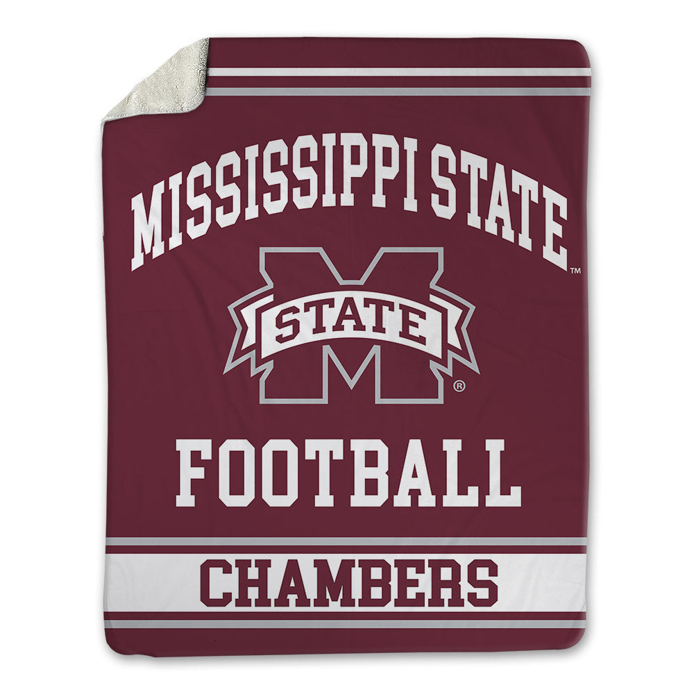 Mississippi State - NCAA Football : Hayden Chambers - Blanket-0