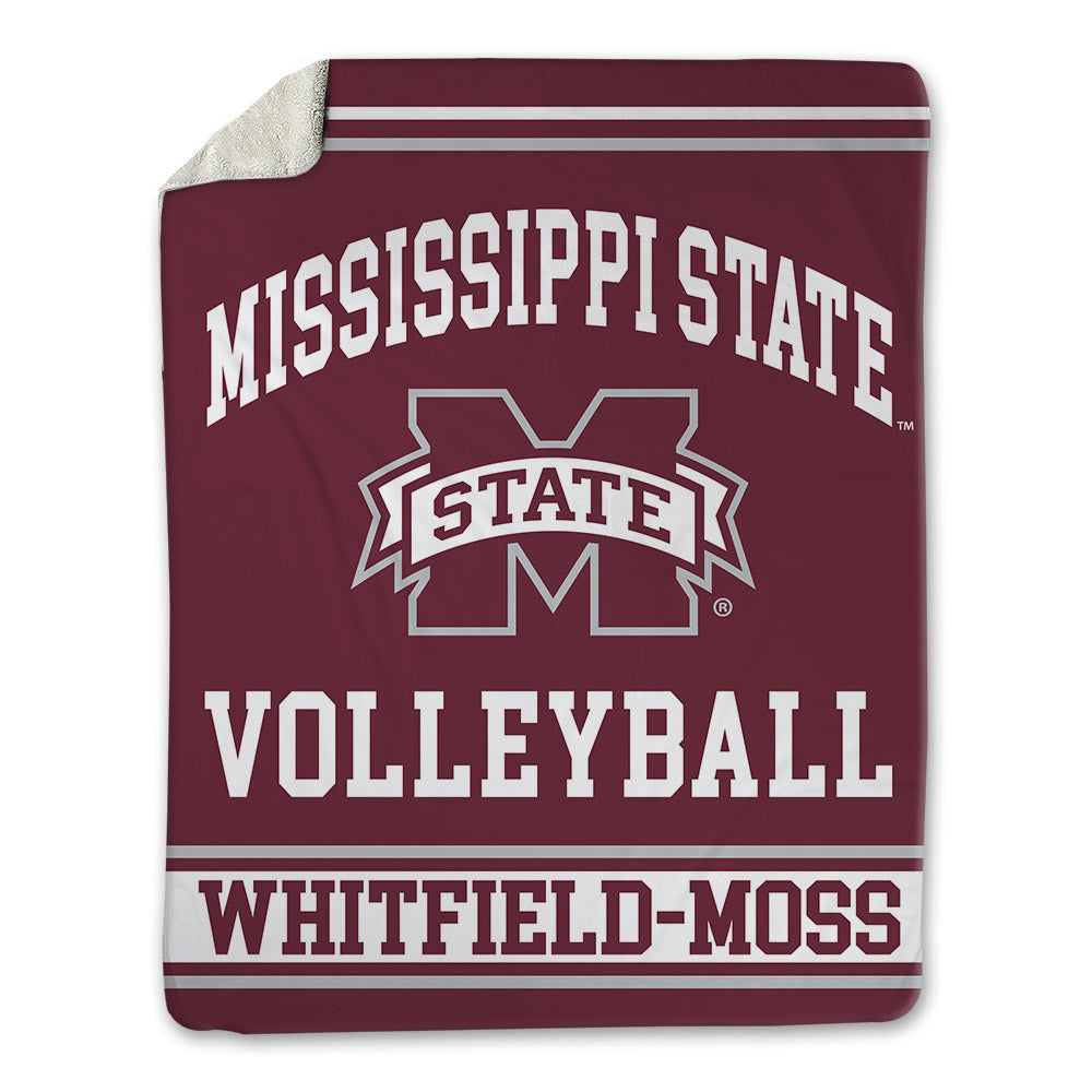 Mississippi State - NCAA Women's Volleyball : Gha’Naye Whitfield-Moss - Blanket-0