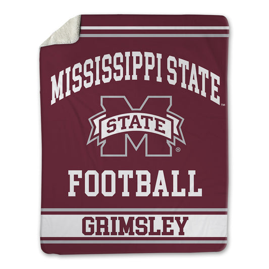 Mississippi State - NCAA Football : Jamroc Grimsley - Blanket-0