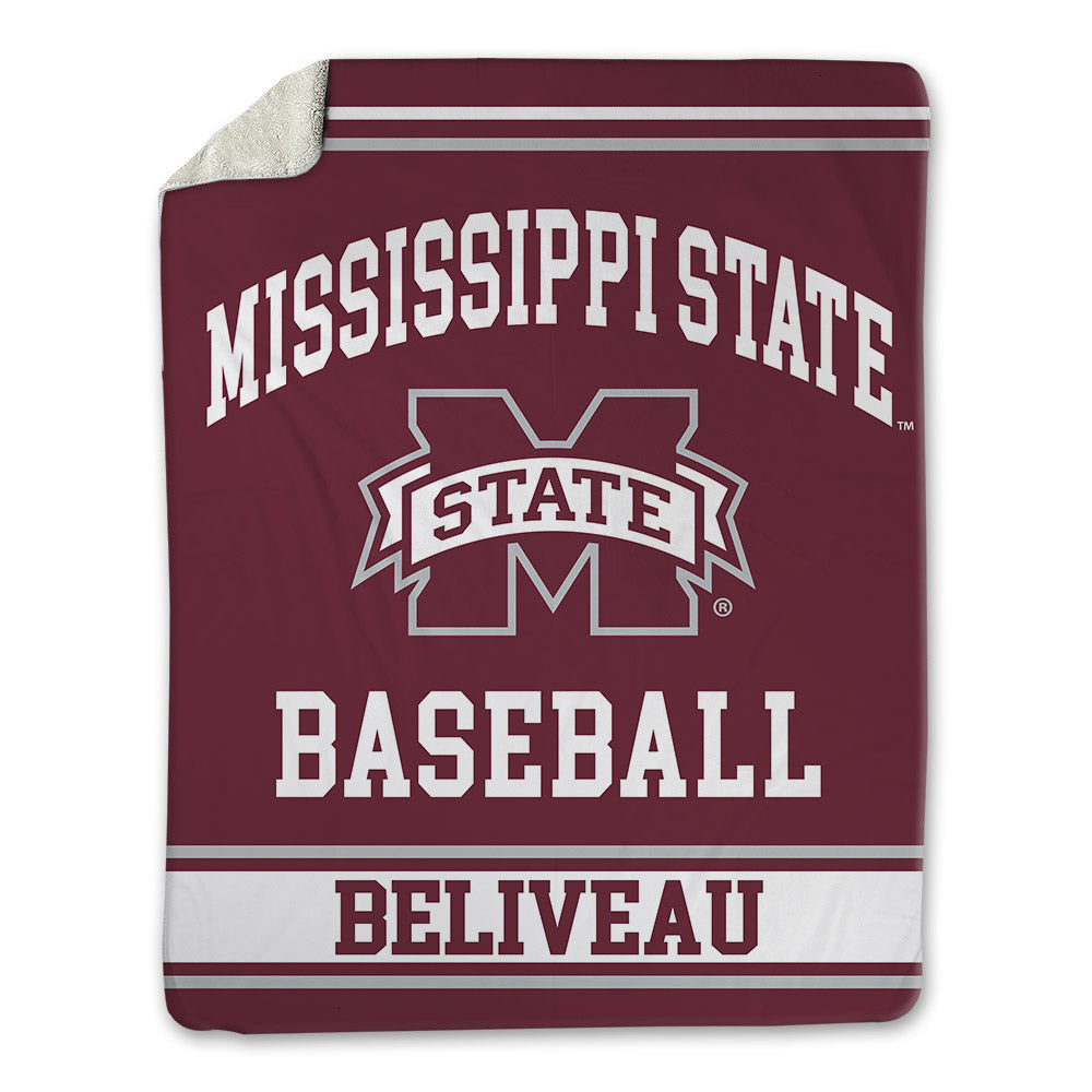 Mississippi State - NCAA Baseball : Tanner Beliveau - Blanket-0