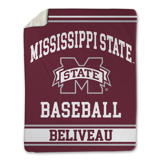 Mississippi State - NCAA Baseball : Tanner Beliveau - Blanket-0