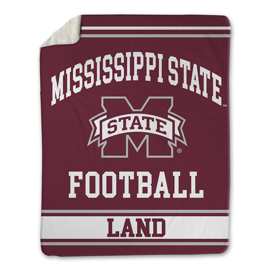Mississippi State - NCAA Football : Adam Land - Blanket-0