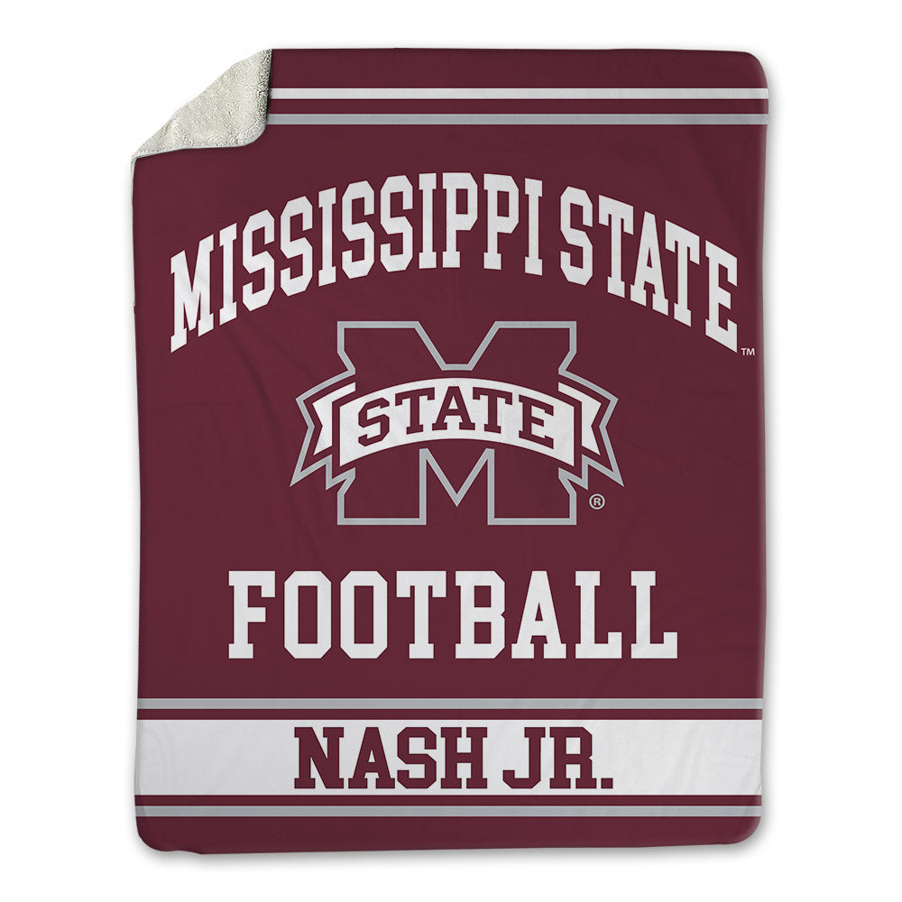 Mississippi State - NCAA Football : Mario Nash Jr. - Blanket-0