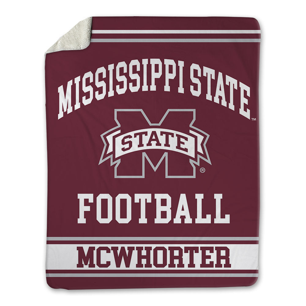 Mississippi State - NCAA Football : Brodie McWhorter - Blanket-0