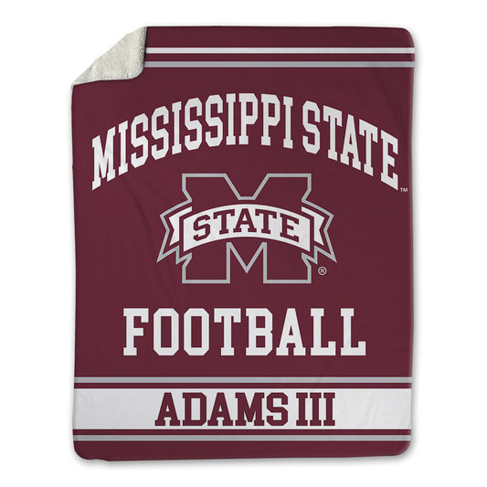 Mississippi State - NCAA Football : Douglas Adams III - Blanket-0