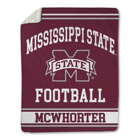 Mississippi State - NCAA Football : Brodie McWhorter - Blanket-0