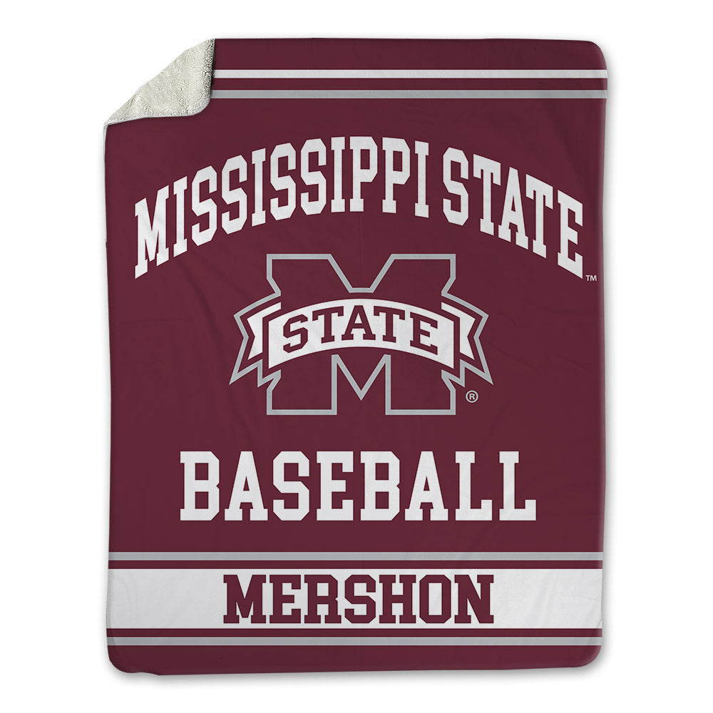 Mississippi State - NCAA Baseball : Peter Mershon - Blanket-0