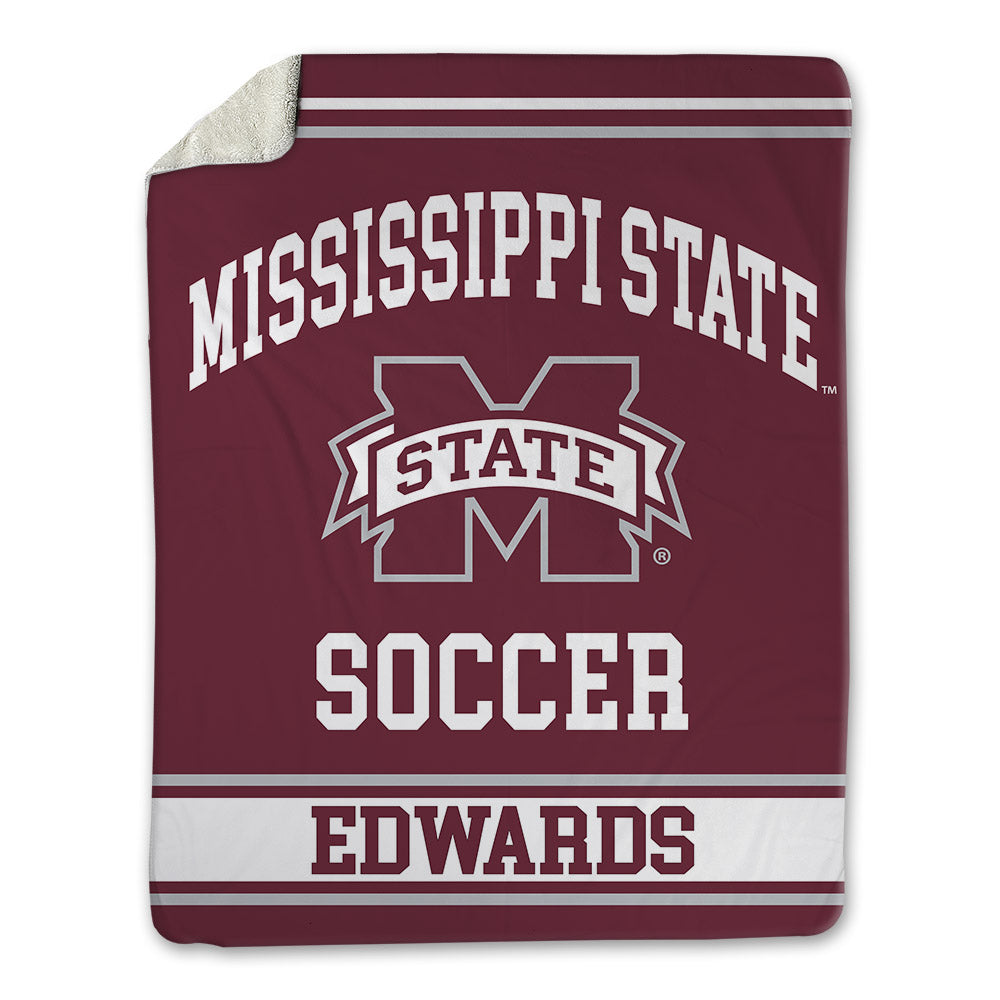 Mississippi State - NCAA Football : Emily Edwards - Blanket-0