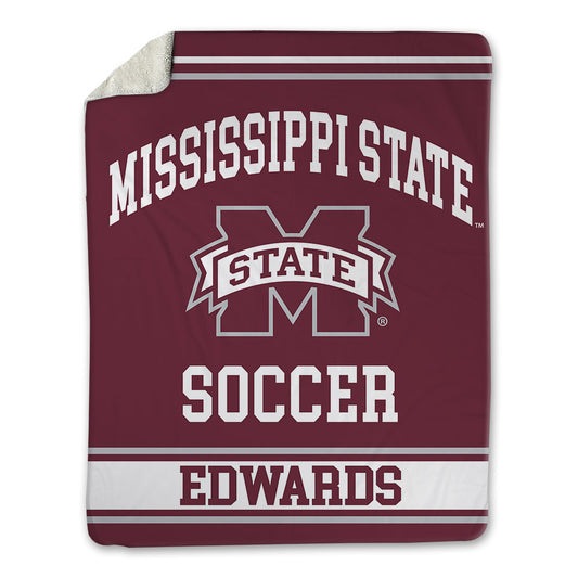 Mississippi State - NCAA Football : Emily Edwards - Blanket-0