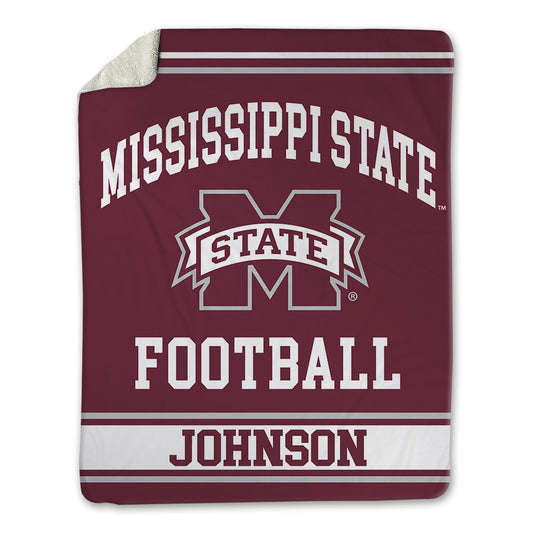Mississippi State - NCAA Football : Tanner Johnson - Blanket-0