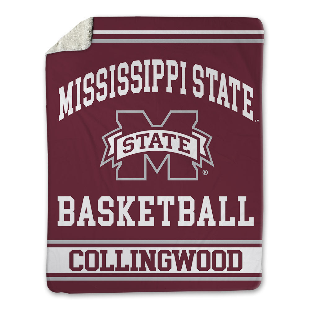 Mississippi State - NCAA Men's Basketball : Jalyn Collingwood - Blanket-0