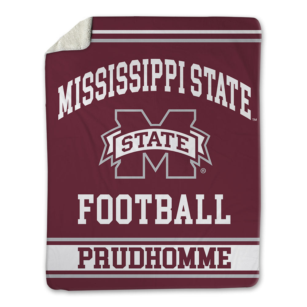 Mississippi State - NCAA Football : LJ Prudhomme - Blanket-0