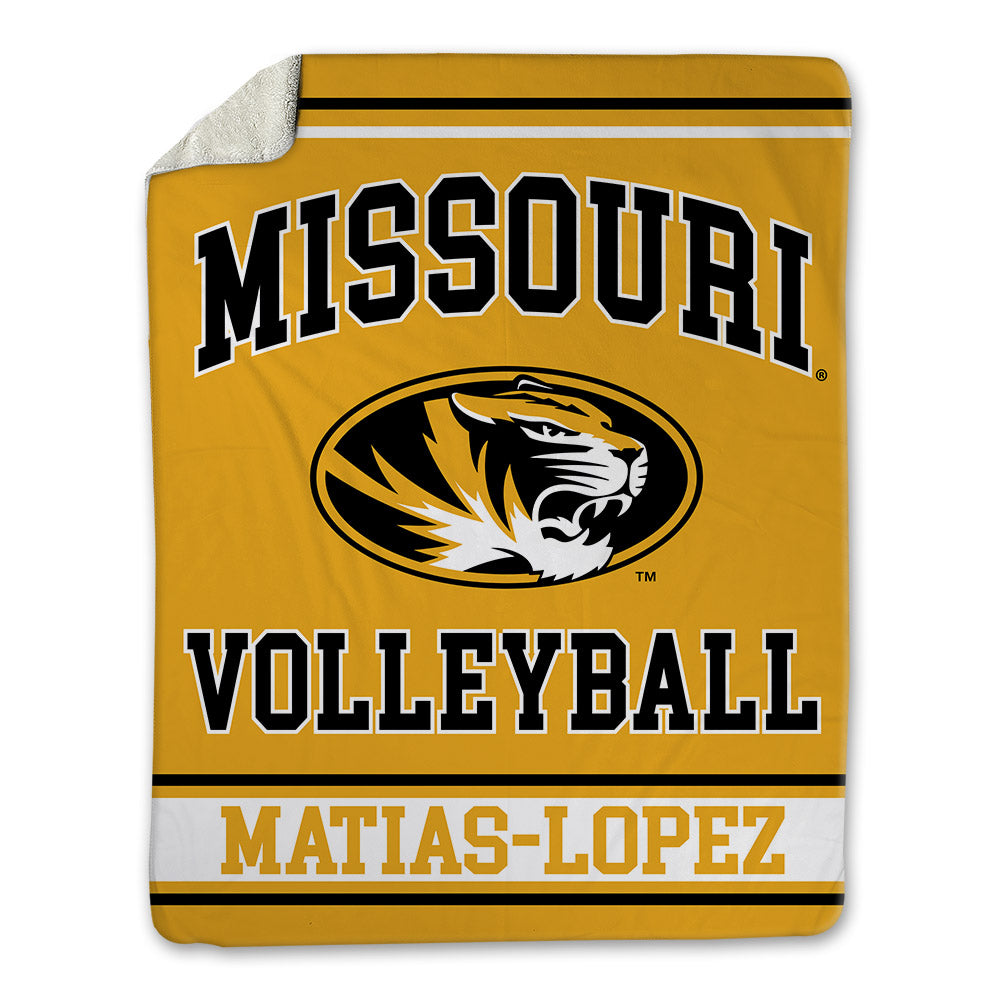 Missouri - NCAA Women's Volleyball : Zoey Matias-Lopez - Blanket-0