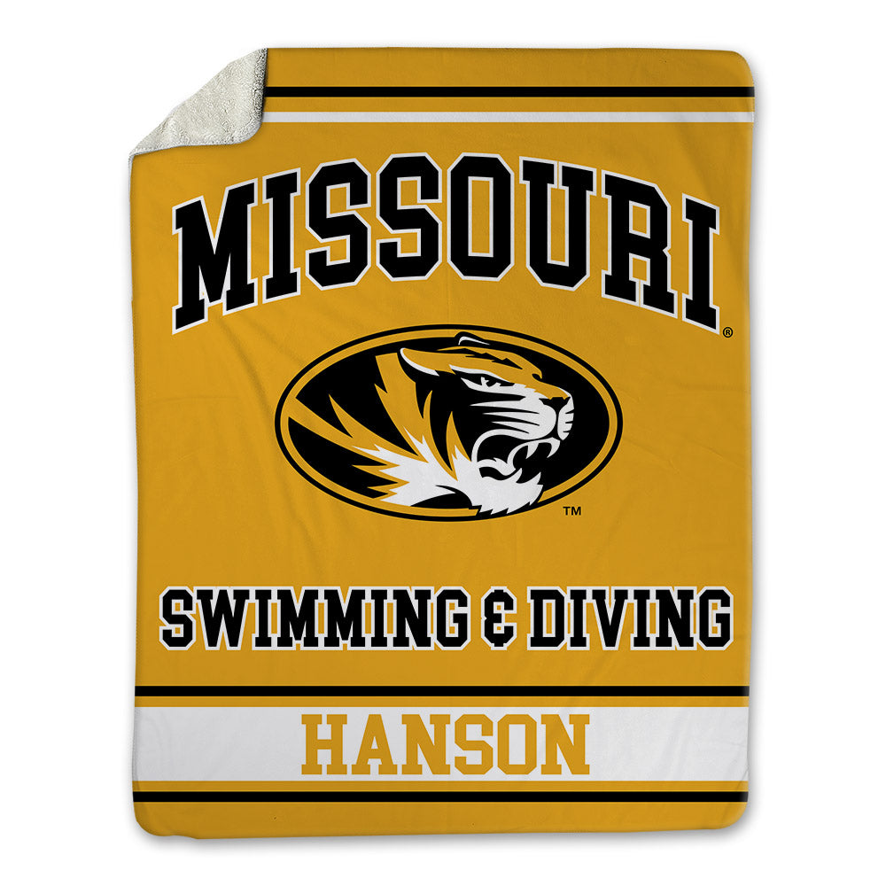 Missouri - NCAA Women's Swimming & Diving : Grace Hanson - Blanket-0
