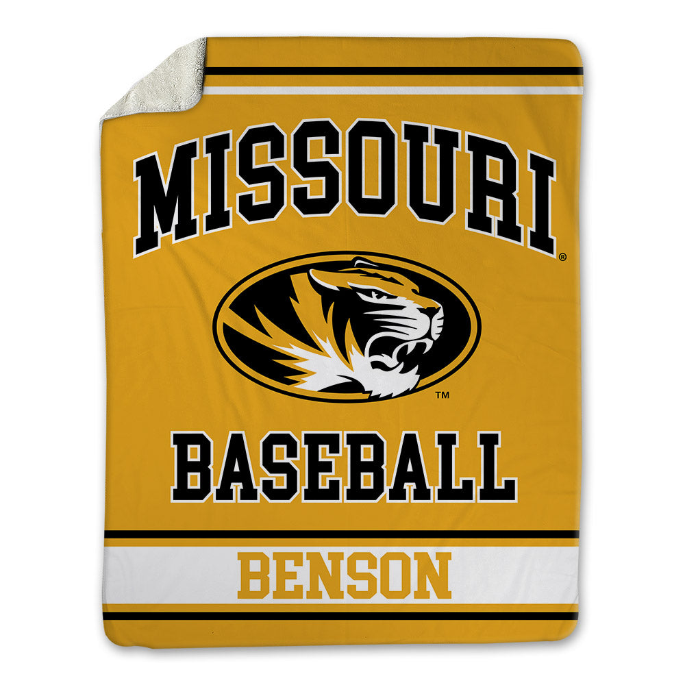 Missouri - NCAA Baseball : Cameron Benson - Blanket-0