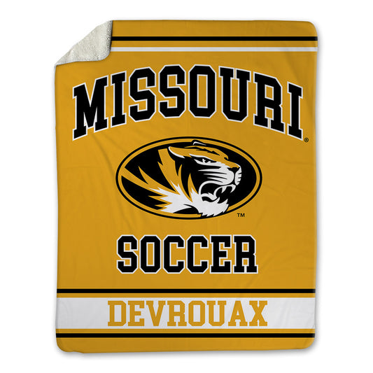 Missouri - NCAA Women's Soccer : Mia Devrouax - Blanket-0