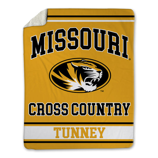 Missouri - NCAA Men's Cross Country : Declan Tunney - Blanket-0