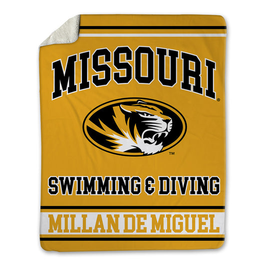 Missouri - NCAA Men's Swimming & Diving : Oliver Millan de Miguel - Blanket-0