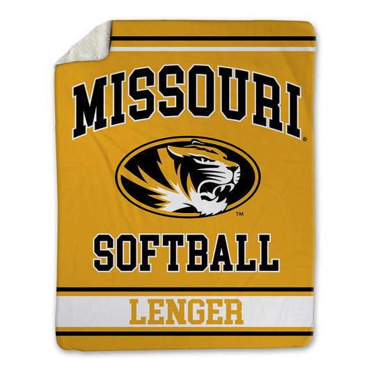 Missouri - NCAA Softball : Kayley Lenger - Blanket-0