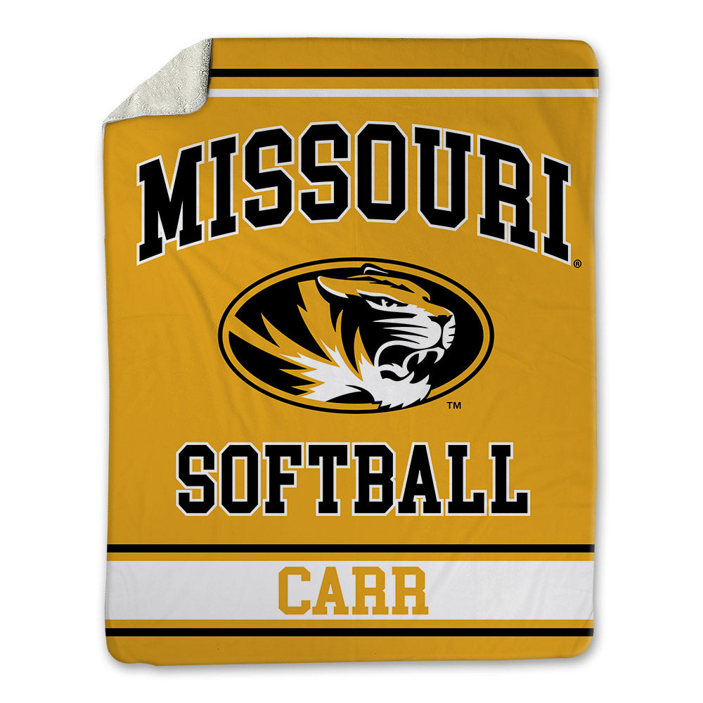Missouri - NCAA Softball : Abby Carr - Blanket-0