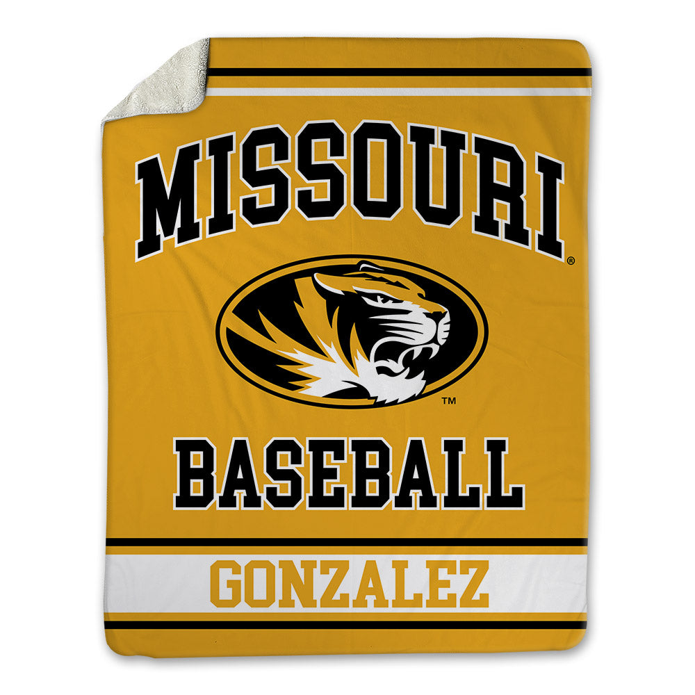 Missouri - NCAA Baseball : Keyler Gonzalez - Blanket-0