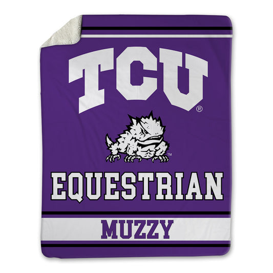 TCU - NCAA Equestrian : Lily Muzzy - Blanket-0